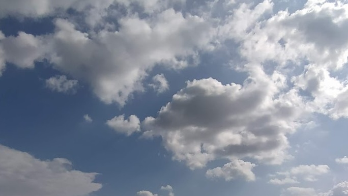 clouds on a sunny day